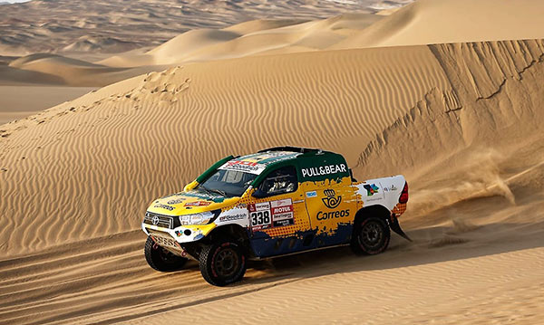Dakar americano 2019. Españoles en el cono sur. Cal y arena para los nuestros.