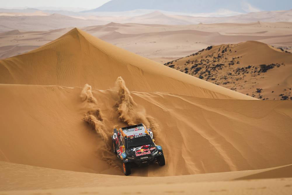 Dakar saudí 2025. Españoles en la península arábiga. Etapa VII. Día de locos.